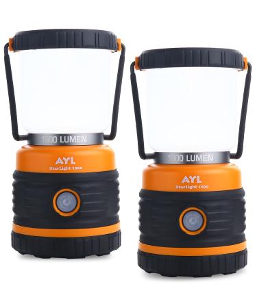 LED Camping Lantern, Battery Powered LED 1800LM, 4 Camping Lights Modes, Perfect Lantern Flashlight for Hurricane, Emergency Light, Storm, Power Outages, Survival Kits, Hiking, Fishing, Home and More 2