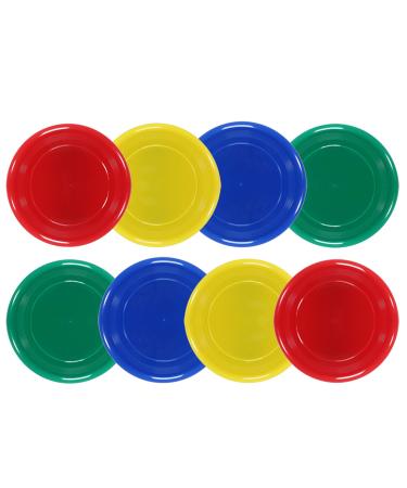 Zdgao Flying Discs for Kids and Adult 9 Inch Plastic Flying Disc Set in Bulk Set of 8 8 Pack-New
