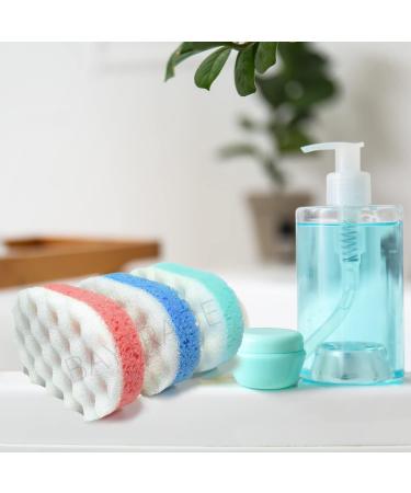 Exfoliating Bath Sponge Set for the Whole Family - 12 Pack - Dual Sided Scrubber for Smooth and Exfoliated Skin - Men, Women, Kids - Buy Online on GoSupps.com
