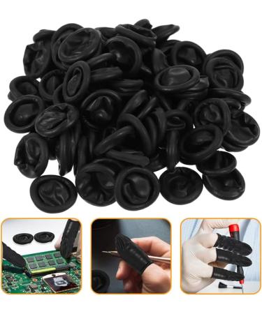 Buy Sosoport 100pcs Anti-Static Finger Cots Wear-Resistant Small Finger Covers for Daily Use | Portable Latex Finger Protectors - Buy Online on GoSupps.com