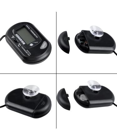 BestGle Digital LCD Aquarium Thermometer - High Accuracy Water Temperature Measurement for Fish & Reptiles | Suction Cup & Probe Included - Buy Online on GoSupps.com