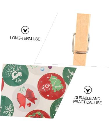 COLLBATH Christmas Drawstring Bag Christmas Advent Calendar Bag 24 Days Countdown Calendar Candy Bags Linen - Buy Online on GoSupps.com