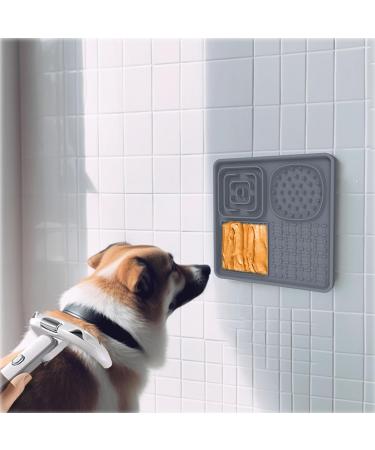 Buy Aodaliy Silicone Slip Mat for Dogs & Cats | BPA-Free Leak-Resistant Pet Mat - Ideal for Grooming & Bathing (Gray & Blue) - Buy Online on GoSupps.com