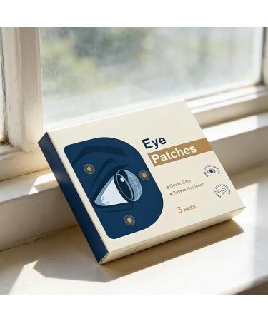 Eye Patches 3 Pairs of Cooling Pads Care Gel Eye Masks Ideal Gift Women Travel Home Christmas Night Sleep Skin Care - Buy Online on GoSupps.com