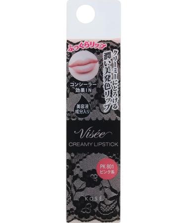  VIS E Visee Richer Creamy Lipstick - PK-801 - Buy Online on GoSupps.com