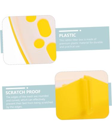 BESPORTBLE 2pcs Box Pet Potty Urinal Pet Training Corner Rabbit Potty Pet Triangular Potty Pet Toilet Rabbit Toilet Basin Pet Pee Toilet Pet Litter Tray Bunny Potty Bunny Toilet Pet Supply 24.5X18.5cmx2pcs Whitex2pcs - Buy Online on GoSupps.com