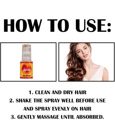 JUFKGBAR Hair Day Dry Shampoo natural aerosol-free dry shampoo for hair leave-in shampoo for dry hair for all hair types - Buy Online on GoSupps.com