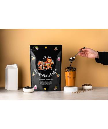 Instant Tapioca Pearls for Bubble Tea | Brown Sugar Flavor Quick-Cook Boba for Authentic Bubble Tea at Home | Ready in 3 Minutes (500 Gram) - Buy Online on GoSupps.com