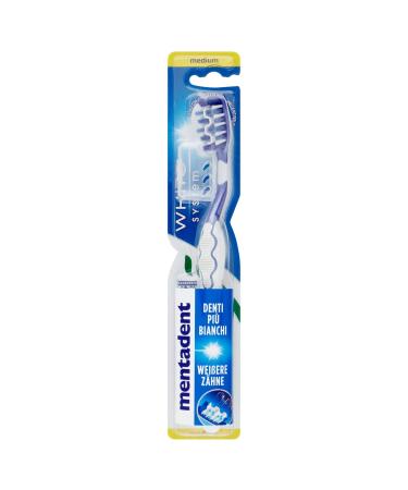 Mentadent Toothbrush White System Medium + coprise