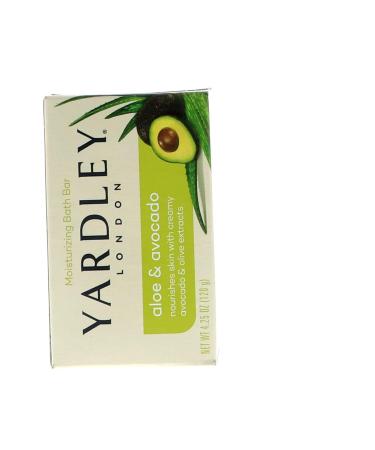 Yardley Aloe Avocado Bath Bar 4oz - 2 Pack | Nourishing Soap for All Skin Types | International Shipping Available - Buy Online on GoSupps.com