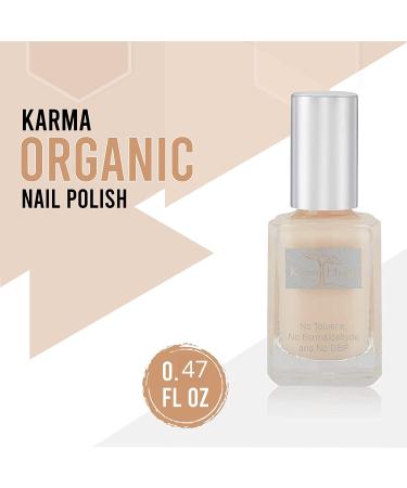 Karma Organic Nail Strengthener & Ridge Filler Base Coat - Nail Hardener & Growth Treatment for Thin & Damaged Nails - Non-Toxic, Vegan & Cruelty-Free (0.47 FL oz) - Buy Online on GoSupps.com