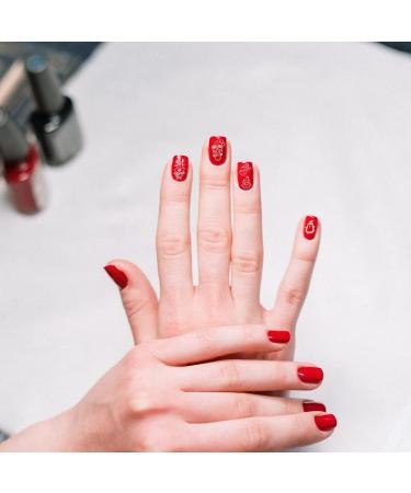 POPETPOP 4 Sets nail print template nail art stamping plates nail art equipment nail stamping stencils christmas nail DIY nail art tools Nail Polish Kit gel kit blush Stainless steel sponge - Buy Online on GoSupps.com