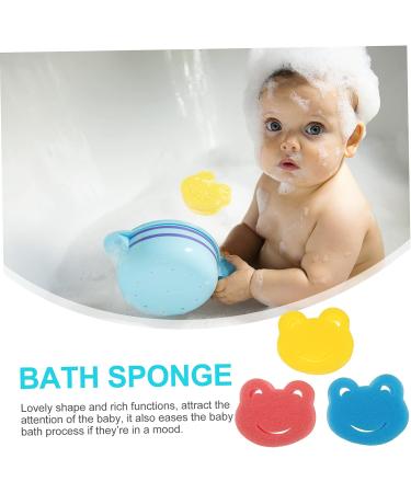 12pcs Baby Bath Sponge Set - Soft Facial and Body Sponges for Gentle Bathing - Cartoon Design Shower Pouf for Baby Bath Supplies - Buy Online on GoSupps.com