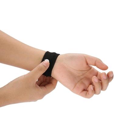 Anti-Nausea Wristbands for Travel | Spandex Sickness Bands - Sea Car Flying Relief (Black - Buy Online on GoSupps.com
