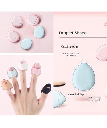 30 Mini Makeup Puffs - Latex-Free Soft Sponges for Foundation & Concealer | Hydrophilic Beauty Tools - 2 Colors - Buy Online on GoSupps.com