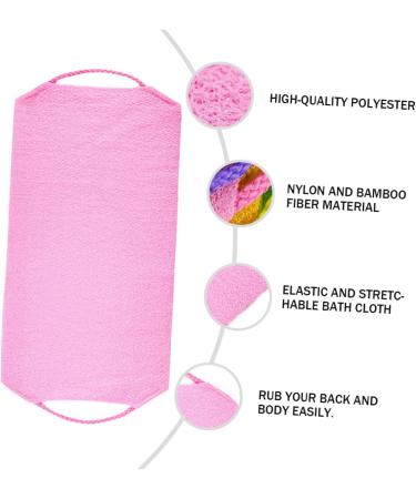 Healeved Pull Back Strip Body Wash Scrubber - Exfoliating Bath Sponge for Shower, Loofah, and Towel - Buy Online on GoSupps.com