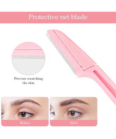 21-Piece Foldable Eyebrow Razor Set | Precision Dermaplaning Tool Kit for Brow Grooming & Facial Hair Removal - International Shipping Available - Buy Online on GoSupps.com