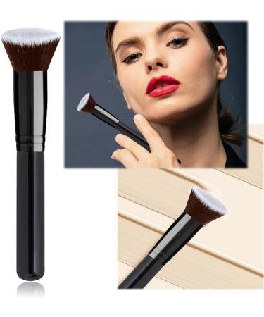 Flat Top Foundation Brush for Liquid Makeup Cream and Powder Premium Synthetic Full Coverage Buffing Blending Makeup Brush Face Brush - Buy Online on GoSupps.com