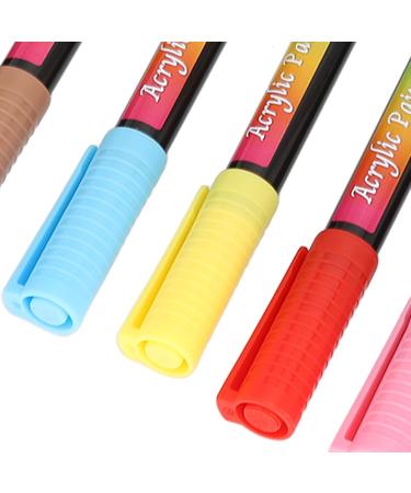 Quick Dry 12 Colors 3D Nail Pens Set DIY Nail Art Drawing Brush Easy to Grip and Portable for Manicure Tools - Buy Online on GoSupps.com