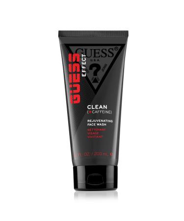 GUESS Effect Grooming CLEAN Face Wash with Caffeine for Men 6.7 Fl Oz