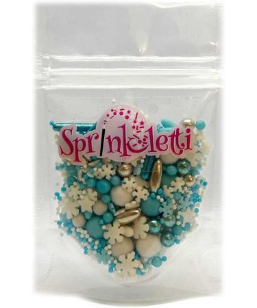 Sprinkletti - Let It Go - Mini Pouch - 30g. his Juliet Sear inspired mix of shapes & sprinkles is ideal for all of your Christmas bakes. Just enough for a single bake (Let It Go) - Buy Online on GoSupps.com