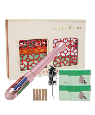 Moxibusion Moxa-Sticks MOXA therapy tab burner holder that massages warm moxibusche sticks acupuncture point massager tool health care tool (LARGE)