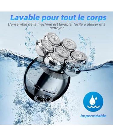 JUJNE 1 Set 6 in 1 Electric Shavers 7D Hair Clipper for Men with LED Display and Portable Wet and Dry - Buy Online on GoSupps.com