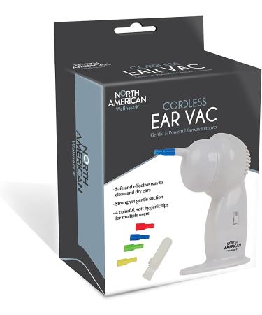 North American Health + Wellness Cordless Earwax Cleaner Remover Tool - White - Buy Online on GoSupps.com