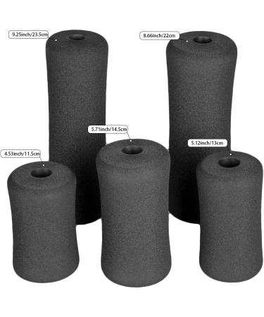 Foam Foot Pads Rollers Set - 1 Inch Rod Replacements for Home Gym Machines - Buy Online on GoSupps.com