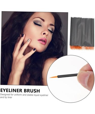 Mipcase 300 pcs Tool Brush Refined Women Fiber Black Face Hard Eyeliner Household 9x6.5cmx3pcs Blackx3pcs - Buy Online on GoSupps.com