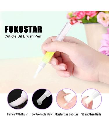 5Pcs Nail Cuticle Oil Pens - Mini Repair Care Kit for Damaged Nails - Hydrating Cuticle Revitalizer with Vitamin E - Moisturizing Growth Treatment - Buy Online on GoSupps.com
