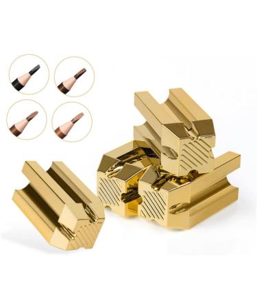 Housoutil 1pc Eyebrow Pencil Sharpener Cosmetic Sharpener Mini Pencil Sharpener Colors Pencil Empty Nasal Spray Bottle Makeup Sharpener Portable Plastic Spray Gold Pencil Pen - Buy Online on GoSupps.com