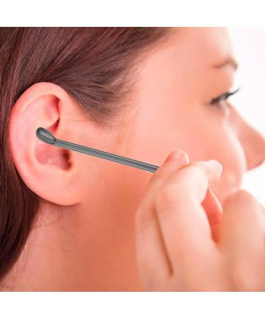 6-Piece Black Ear Wax Removal Kit with Storage Bag - Stainless Steel Ear Cleaner Tools for Home Use - Buy Online on GoSupps.com