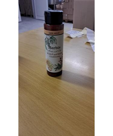 Flos de Herbis HERBIS Natural conditioner for hair and scalp 200 ml antihair loss peel preventive conditioner with shea almond and sesame oil panthenol - Buy Online on GoSupps.com