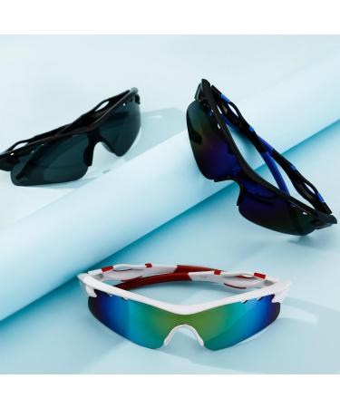 Jostift 3-Piece Sports Sunglasses Set | Polarized Bicycle & Running Glasses for Men & Women - Shop Internationally! - Buy Online on GoSupps.com