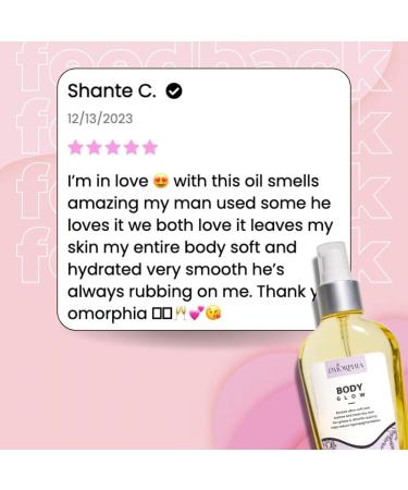 Omorphia Body Glow - Ultra-Hydrating Body Oil - Gentle and Soothing Experience - Buy Online on GoSupps.com