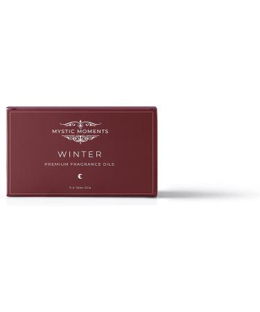 Mystic Moments | Winter Fragrant Oil Starter Pack 5x10ml | Frankincense Mulled Wine Orange & Cinnamon Vanilla & Yuletide Spice - Buy Online on GoSupps.com