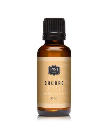 P&J Trading - Churro Scented Oil 30ml - Fragrance Oil for Candle Making Soap Making Diffuser Oil