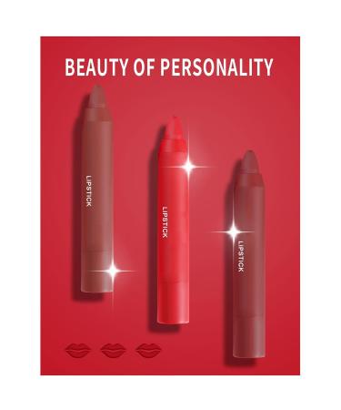 Moisturizing Matte Lipstick | 12 Longwear Colors | Water Resistant Velvet Crayon | Up to 8Hrs | Natural Finish | International Shipping - Buy Online on GoSupps.com