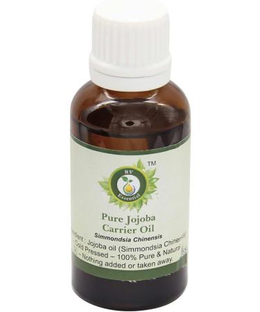 R V Essential Pure Jojoba Carrier Oil 5ml (0.169oz)- Simmondsia Chinensis (100% Pure and Natural Cold Pressed) 0.17 Fl Oz (Pack of 1) - Buy Online on GoSupps.com