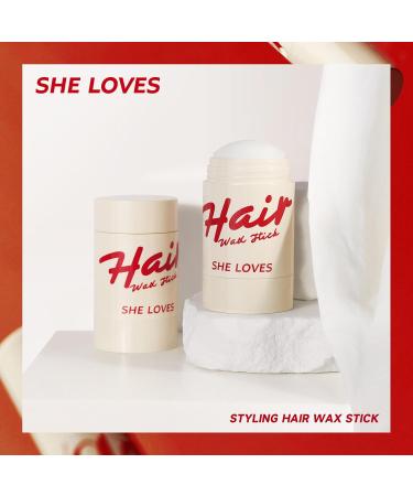 She Loves Hair Wax with Strong Hold for Men's Hair - Long Lasting - Dry Hair - Frizzy Hair Wax - Hair Styling Texture Smoothing Defining Wax - Buy Online on GoSupps.com