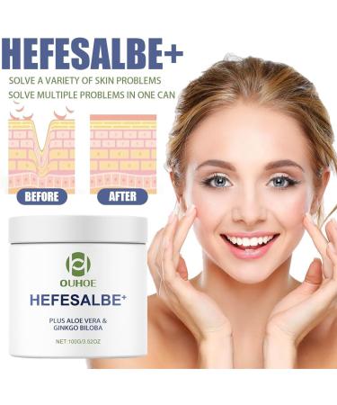 YES 2 pieces yeast ointment Yeast Ointment natural yeast cream yeast ointment with the plus of aloe vera & ginkgo biloba for friction skin and dry skin for all skin types - Buy Online on GoSupps.com