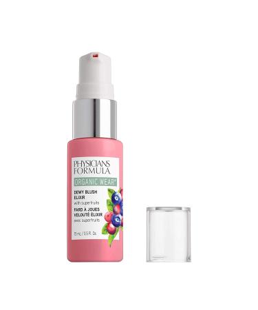 Physicians Formula Organic Wear Dewy Blush Elixir - Pink Berry 0.5 fl oz | Natural Radiance - Buy Online on GoSupps.com