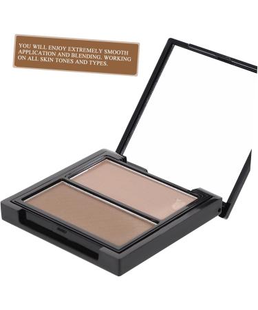 FOMIYES Palette De Poudre Ombrer Poudre claircissante Visage 2 Teintes Texture Lisse Effet Naturel Le Visage Maquillage Professionnel - Buy Online on GoSupps.com