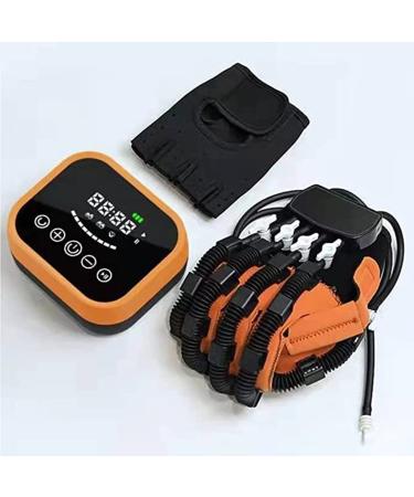 Smart Chargeable Hand Training Rehab Orthotics Rehabilitation Gloves Single Finger & Mirror Mode Finger Flexion Exerciser (Left Hand X)