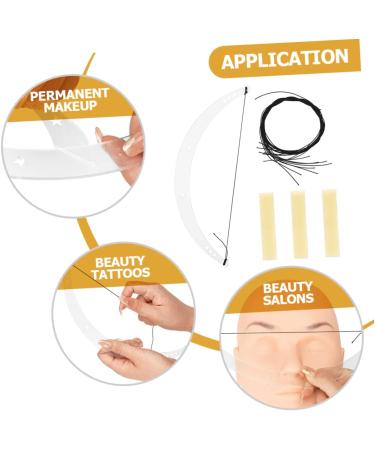 BIUDECO 1 Set Measure Bow-Shaped Auxiliary Acrylic Design Shaper Ruler Shape Shaping Tool Bow Level - Buy Online on GoSupps.com