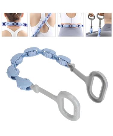 Back Massager with Rollers & Rope - Blue | Relieve Muscle Tension & Removable Design - Buy Online on GoSupps.com