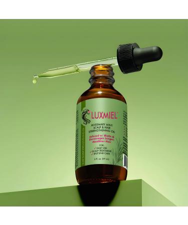 100% Pure Rosemary Essential Oil for Hair Growth - Organic Mint Scalp & Hair Strengthening Oil for Eyebrows & Eyelashes | Nourishes Improves Circulation 60ml - Buy Online on GoSupps.com