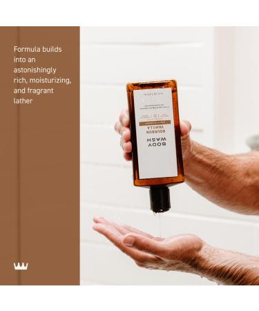 Creemo Men's Body Wash Bourbon Vanilla scent 16 oz (1 Pack) - Buy Online on GoSupps.com