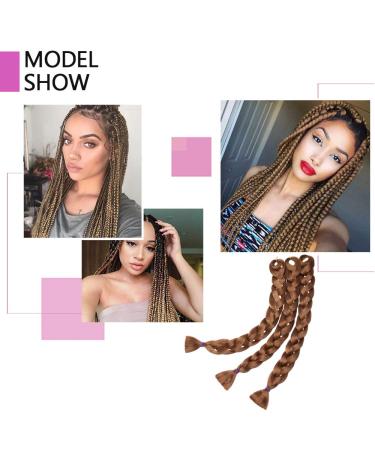 SEGO 41 Braid Extensions - Synthetic Crochet Braiding Hair 165g/Bundle in Light Brown | Premium Quality & International Shipping - Buy Online on GoSupps.com
